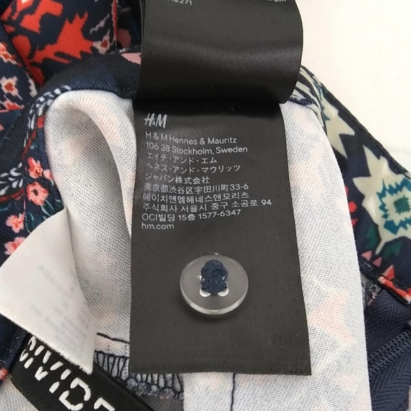 Divided H&M Women's Pants Wide Leg Excellent Like New Condition Zip up Size 6 - Picture 5 of 5